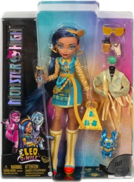 LALKA MONSTER HIGH CLEO DE NILE ZESTAW + AKCESORIA HHK54