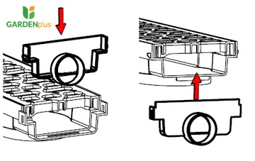 КРЕСТ ГРАФИТ 3М Б125 линейный дренаж + заглушки