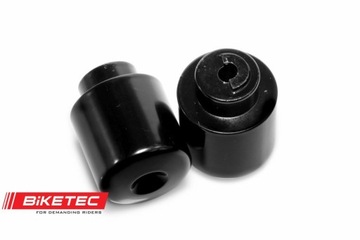 BIKETEC KOŃCÓWKI/CIĘŻARKI KIEROWNICY HONDA (PATRZ OPIS DODATKOWY) KOLOR CZA