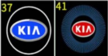 2X KIA LED ЛОГОТИП ПРОЕКТОР ВСЕ МОДЕЛИ СВЕТ ГОЛОГРАММА HD