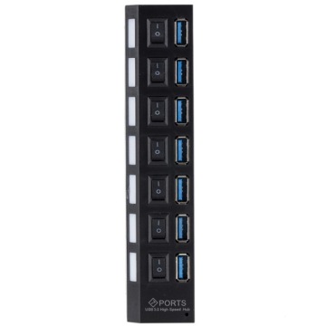USB-концентратор-разветвитель на 7 портов USB-разветвитель 3.0