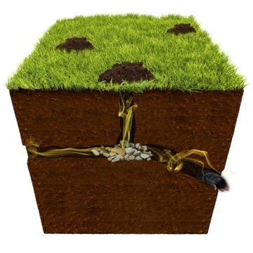 BROS Гранулированный карбид от кротов 1000г