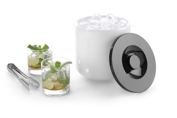 Контейнер для белого льда с черной крышкой, 5л.