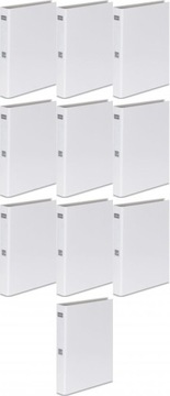 Segregator A4 40mm 4 ringi biały Vaupe biurowy do 200 kartek x 10 sztuk