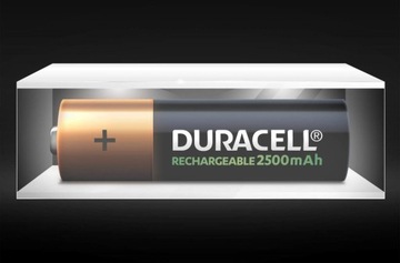 Батарейки Duracell AA емкостью 2500 мАч, 4 шт.