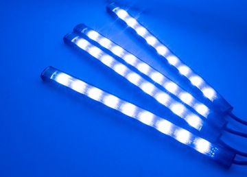OŚWIETLENIE LED WNĘTRZA AUTA POJAZDU RGB USB PILOT