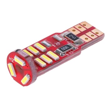 Светодиодная лампа T10 W5W W3W CAN-BUS СТАБИЛИЗАТОР 6500K 15x SMD DIODA 12V CANBUS