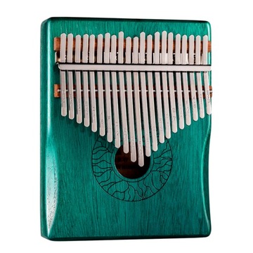 KALIMBA DREWNIANY INSTRUMENT AFRYKAŃSKI MUZYCZNY PIANINO 21 KLAWISZY ZESTAW