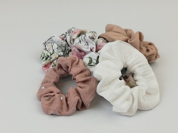 ZESTAW GUMKA DO WŁOSÓW SCRUNCHIE FROTKA 4 SZT