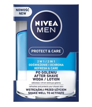 NIVEA MEN PROTECT CARE 2в1 Освежающее средство после бритья для мужчин 100мл