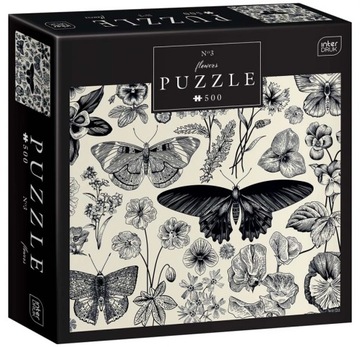 Puzzle Interdruk 500 elementów Flowers Nr 3