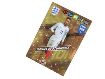 PANINI FIFA 365 2018 KARTY PIŁKARSKIE MAŁA KARTA LIMITED DANIEL STURRIDGE