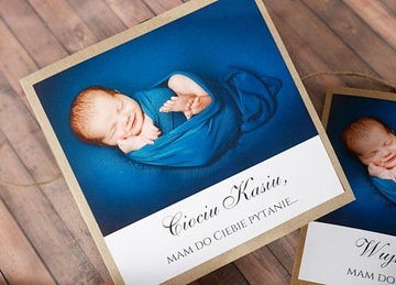 Скретч-карта для крестной мамы фото на крещение