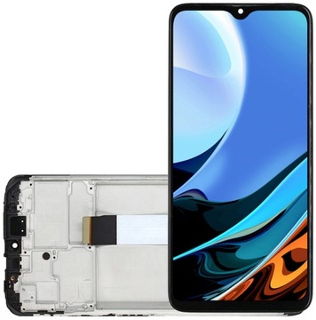 WYŚWIETLACZ Z RAMKA DO XIAOMI REDMI 9T LCD ŁATWY MONTAŻ