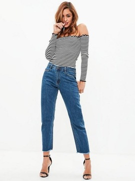 MISSGUIDED TALL jeansy damskie spodnie jeansowe 7/8 r.40/ L (UK12)