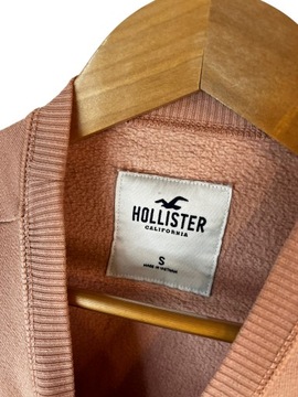 Bluza damska Hollister różowa z logiem S