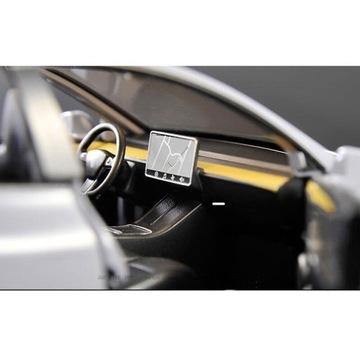 METALOWY MODEL TESLA Y NAPĘD ŚWIATŁA LED DŹWIĘK OTWIERANE DRZWI MASKA 1:24