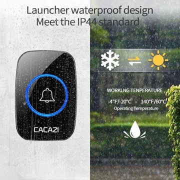 1x музыкальный колокол беспроводной дверь+2 получателя