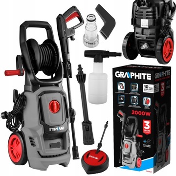 GRAPHITE MYJKA CIŚNIENIOWA 2000W alu POMPA 110 BAR