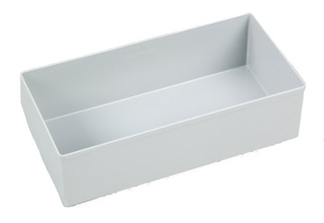 Pojemnik warsztatowy, wewnętrzny 215x107x60 mm. Szary