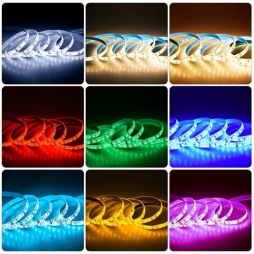 RGB LED STRIP 300 LED SMD 5м + ДИСТАНЦИОННОЕ УПРАВЛЕНИЕ + БЛОК ПИТАНИЯ