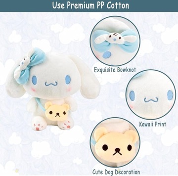ПЛЮШЕВЫЙ ТАЛИСМАН CINNAMOROLL SANRIO CREWMATE 20 СМ