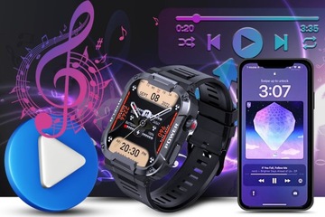 SMARTWATCH MĘSKI ZEGAREK GRAVITY +GRAWER ROZMOWY POLSKIE MENU 400mAh SPORT