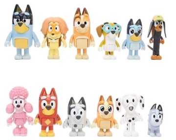 TOPPER na tort urodzinowy BLUEY i BINGO urodziny