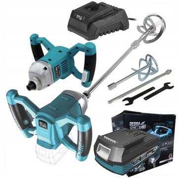 MIESZADŁO AKUMULATOROWE ZAPRAW BETONU 18V2Ah DEDRA