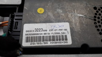 9663322380 PŘÍSTROJOVÁ DESKA BUDÍK PEUGEOT 807 2.0 HDI