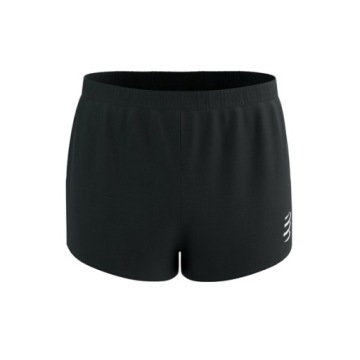 COMPRESSPORT Spodenki do biegania męskie RACING SPLIT SHORT black M
