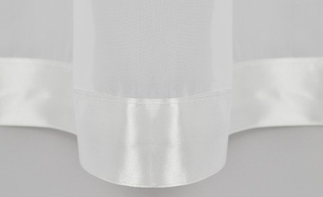 ШТОРА СО СКУЧНОЙ 150х400 БЕЛАЯ ВУАЛЬ ПРЯМАЯ ШТОРА