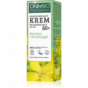 Only Bio 60+krem Odbudowujący Noc Regenerujący 50