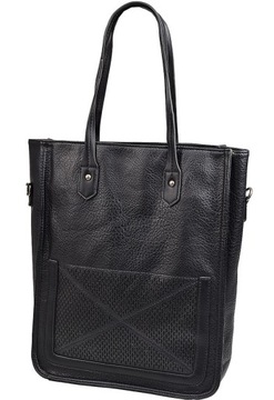 TURBO BAGS miękka TOREBKA damska WOREK A4 pasek