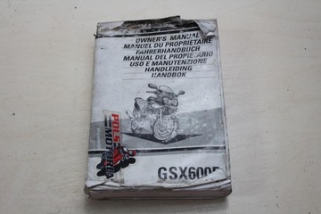 SUZUKI GSX600F JAJKO РУКОВОДСТВО РУКОВОДСТВО ПО ЭКСПЛУАТАЦИИ