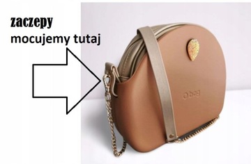 Pasek regulowany + zaczepy karmel mat do obag o-bag o bag moonlight