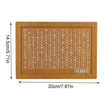 КОПИЛКА ДЕРЕВЯННАЯ ДЕНЕЖНАЯ КОРОБКА МАСТЕР ДИСПЛЕЙ многоразовый БАНК МОНЕТ БАНК