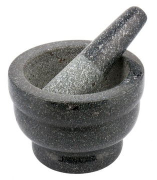 Moździerz granitowy kamienny tłuczek Ø 14 cm 3360