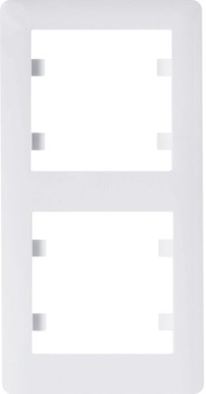 Lumina 2 Ramka 2-krotna PIONOWA biała Hager WL5120