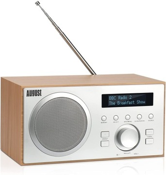DAB+ FM-радио Bluetooth USB AUX MP3 будильник Август MB420K