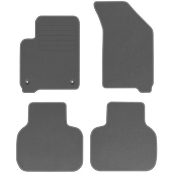 FIAT FREEMONT 2011-2016 dywaniki welur STD SZARE
