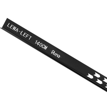Откос для душа 140CM MAT BLACK Левый - REA