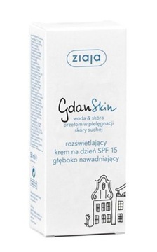 ZIAJA GDANSKIN KREM NA DZIEŃ SPF15 ROZŚWIETLAJĄCY