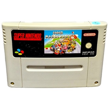 Gra SUPER MARIO KART SNES SUPER Nintendo #3