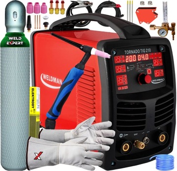 SPAWARKA INWERTOROWA WELDMAN TORNADO TIG 210 AC/DC