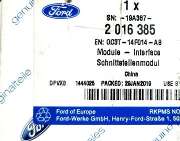 PORT USB HNÍZDO SD GC3T-14F014-AB FORD MONDEO MK5