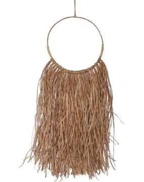 Dekoracja ścienna z trawy morskiej BOHO ETNO 72 cm
