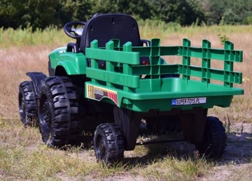 СЕЛЬСКОХОЗЯЙСТВЕННЫЙ ТРАКТОР С ПРИЦЕПОМ 2X200, 24В, БЫСТРЫЙ, СУПЕР КАЧЕСТВЕННЫЙ JC000B