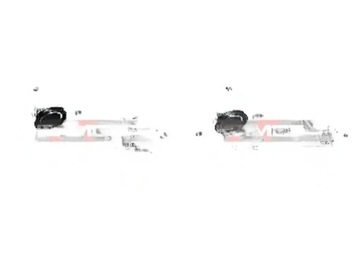 2X TŘMENY BRZDY KAMOKA ZADNÍ L+P DO LEXUS TOYOTA GX I LAND CRUISER