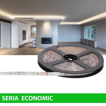 Taśma LED 12V 60diod 5.2W/m neutralna rolka 5m